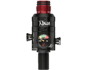 Ninja Pro V3 Adjustable Tank Regulator - Aluminum - 4500 PSI - Black/Red